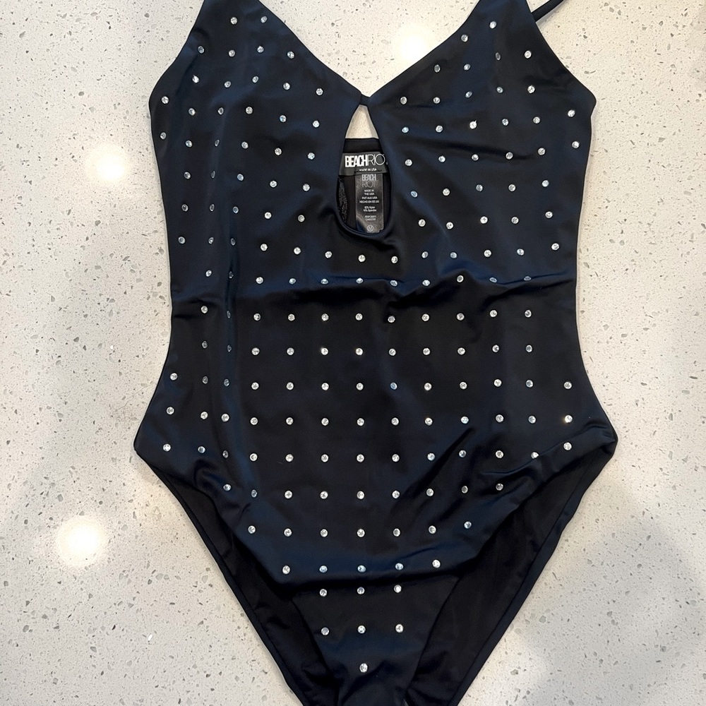 Victoria’s Secret Beach Riot rhinestone one piece